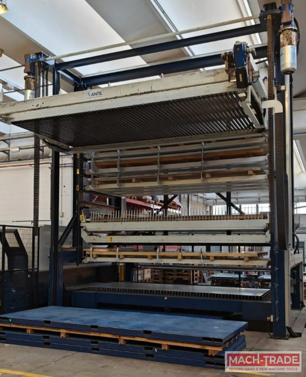 Impianto di carico, scarico e magazzino automatico ANTIL formato 4000 mm. x 2000 mm. anno 2015