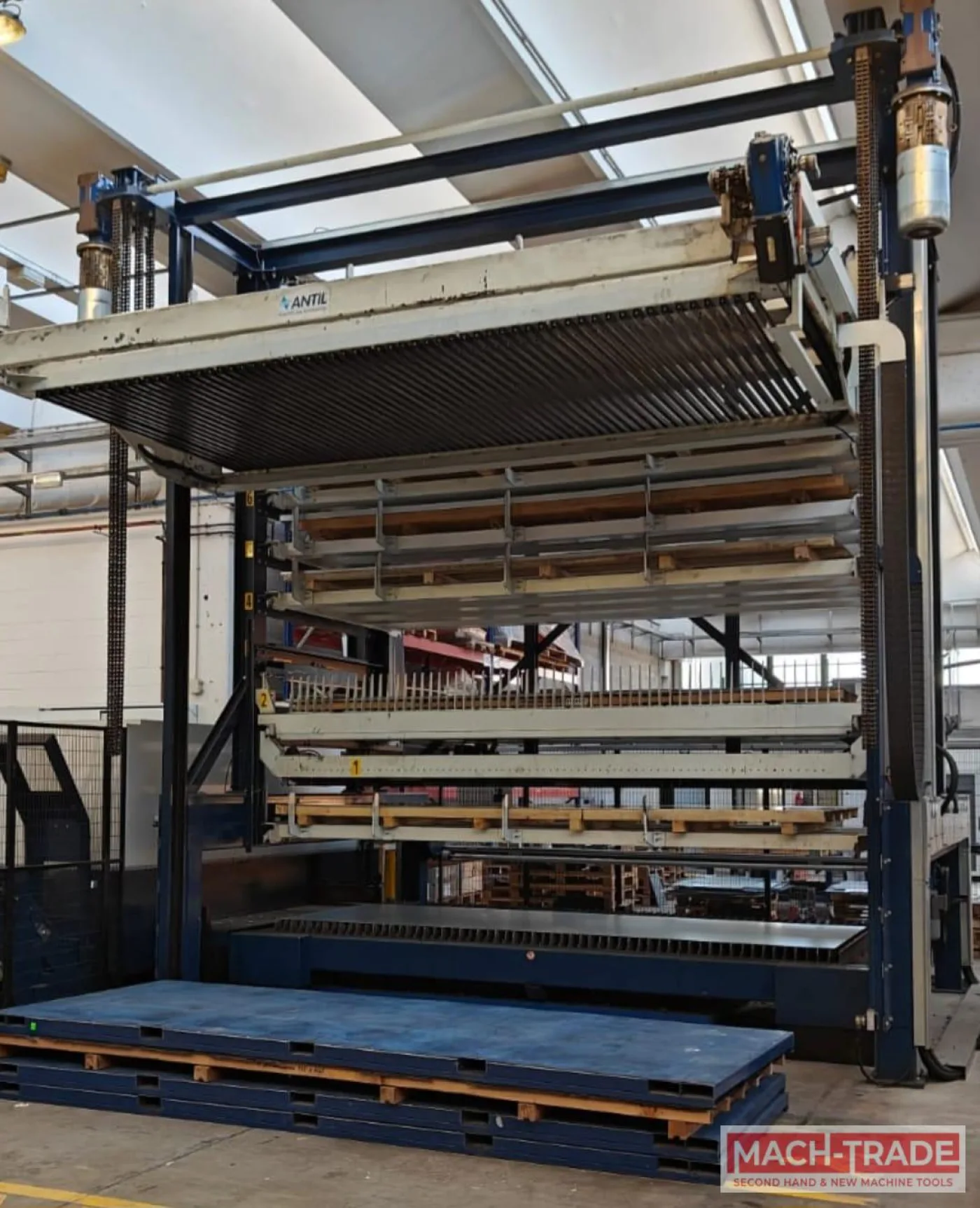Impianto di carico, scarico e magazzino automatico ANTIL formato 4000 mm. x 2000 mm. anno 2015 - 1