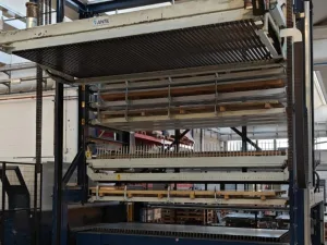 Impianto di carico, scarico e magazzino automatico ANTIL formato 4000 mm. x 2000 mm. anno 2015