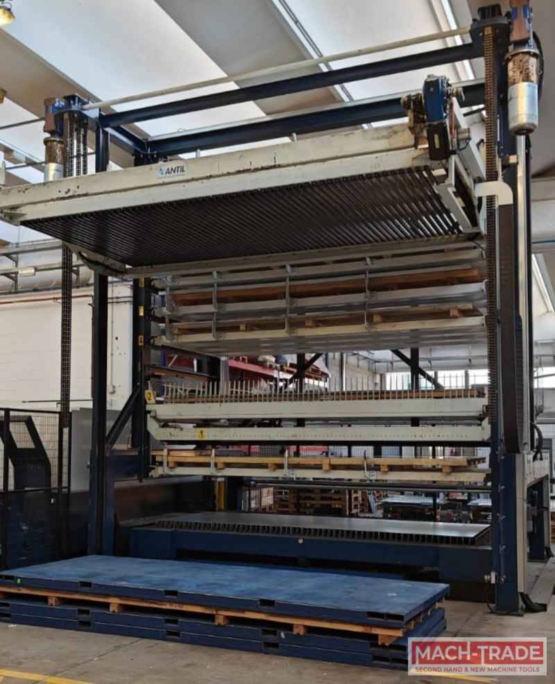 Impianto di carico, scarico e magazzino automatico ANTIL formato 4000 mm. x 2000 mm. anno 2015