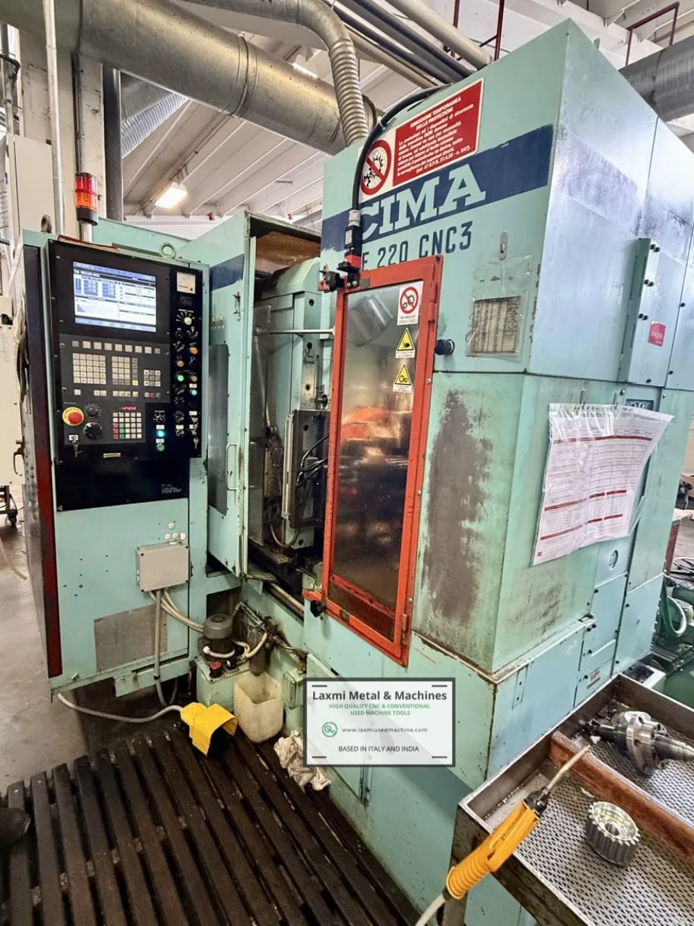 3 AXIS CNC GEAR HOBBING, CIMA - CE 220 with siemens - Laxmi Metal & Machines, Rohtak