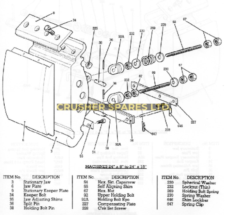 J269.57-95 | Holding Bolt Spring | Kue-Ken / Brown Lenox |