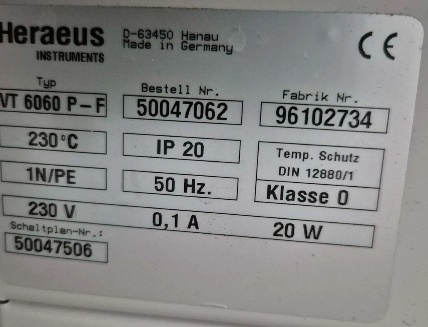 Thermo Scientific Vacutherm VT 6060 P-F - 4