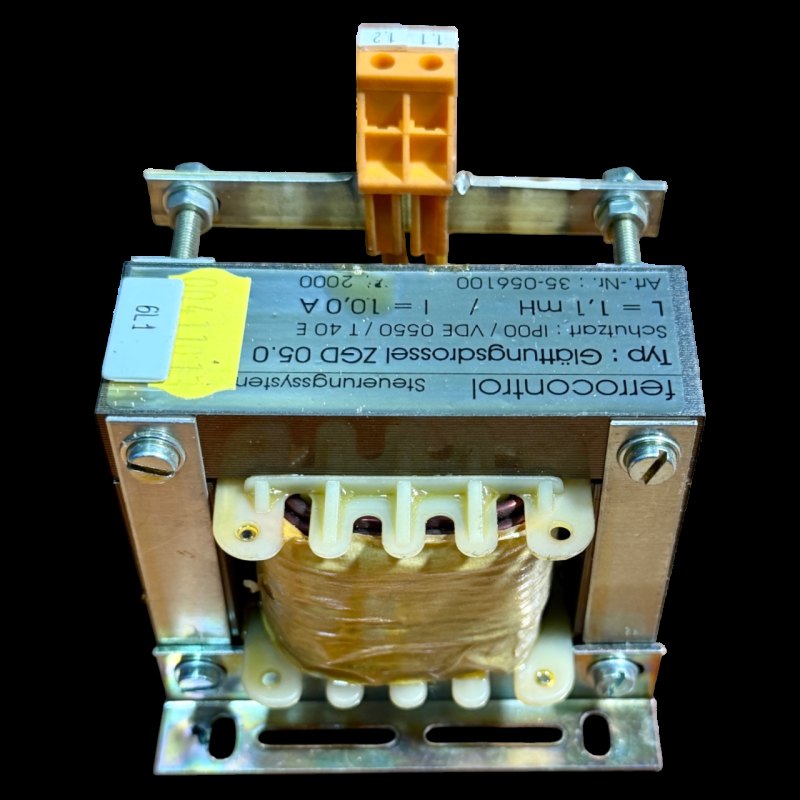 Ferrocontrol Glättungsdrossel ZGD 05.0 Art.-Nr. 35-056100 1,1 mH 10 A für Priess & Horstmann NC CNC Steuerung
