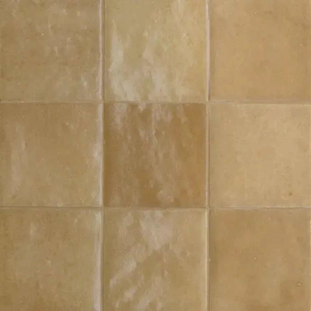 Glorisa 10MM Caramel tegel glanzend 10x10 cm