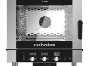 Blue Seal Turbofan 5 Grid Touch Control Combi Oven With Auto Wash EC40D5 - islandcatering