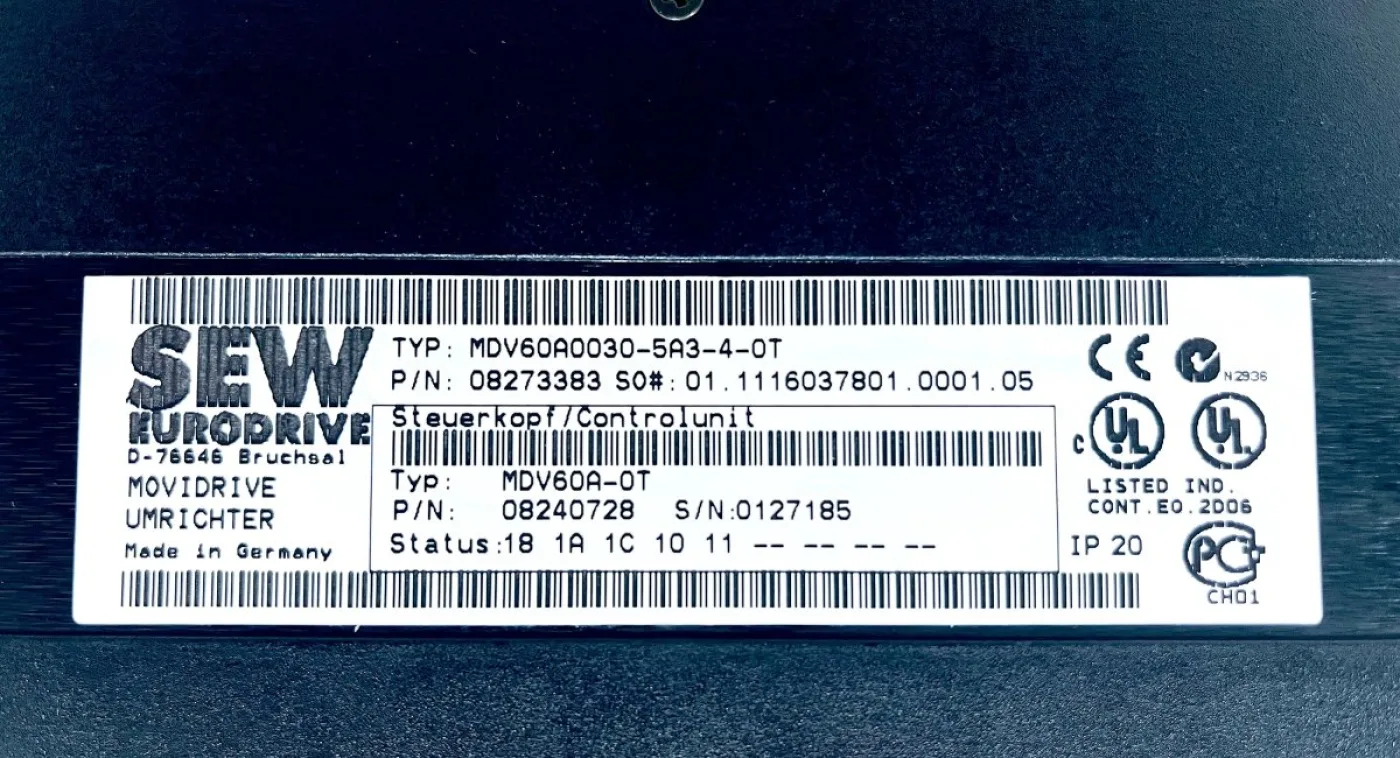 SEW Eurodrive MDV60A0030-5A3-4-0T Umrichter - 5