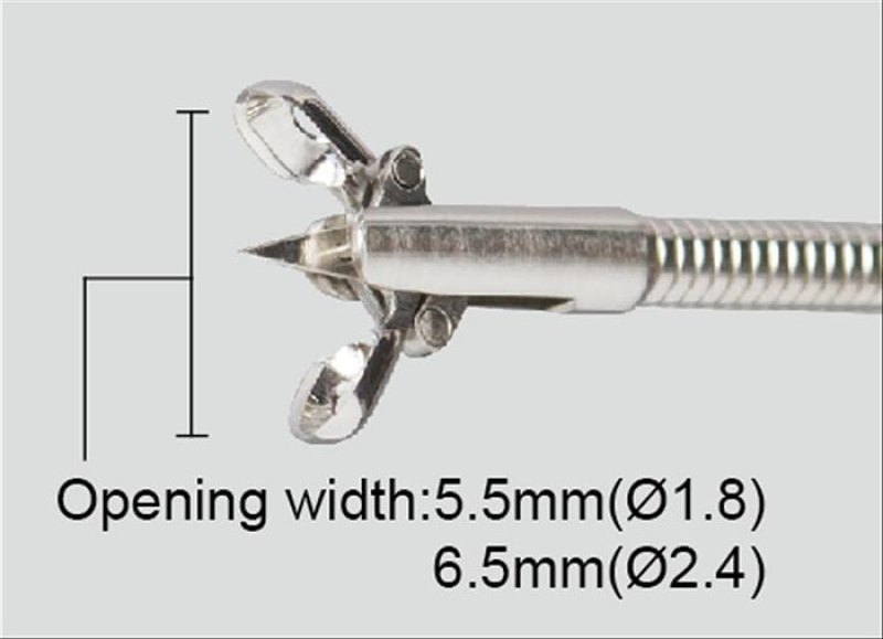 oval cups biopsy forcep - with needle 2100 X 2.4 mm