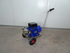 PUMP – ELECTRIC PUMP IN STAINLESS STEEL WITH FOOD NEOPRENE IMPELLER MOD. EURO 40 ONE SPEED SINGLE PHASE 220 VOLT NEW MACHINE