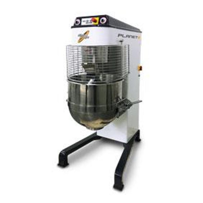 Sinmag Planeto 80Ltr Digital Control 10 Speed Planetary Mixer, Supplied with Safety Guard, Bowl, Beater, Whisk and Hook