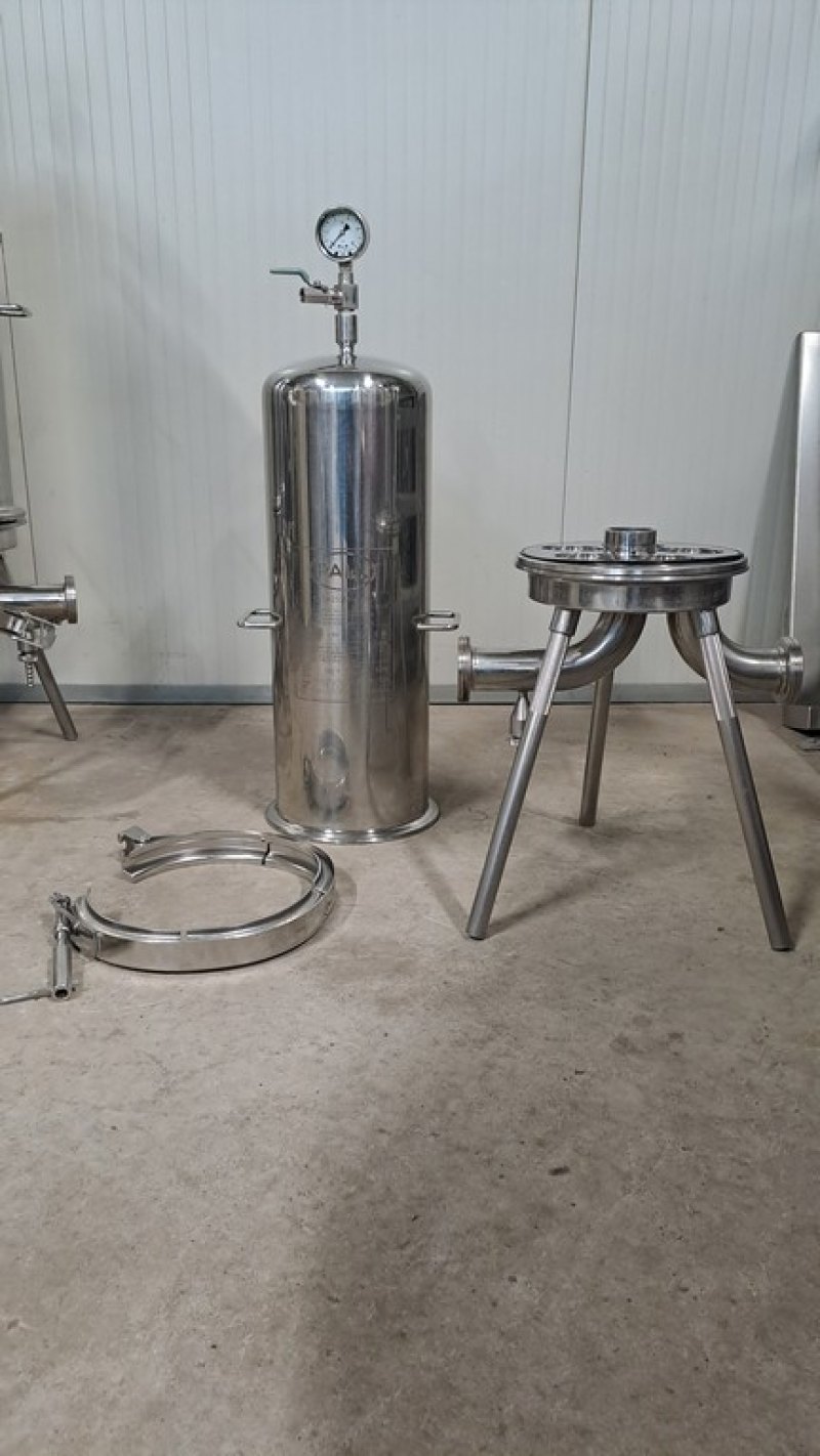 MICROFILTER/HOUSING IN STAILESS STEEL, FIRM PALL, FIVE DOUBLE CARTRIDGES 20” , SECOND HAND MACHINE