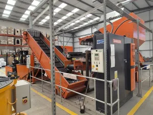 2020 Untha MR1500 Shredding and Granulation Line
