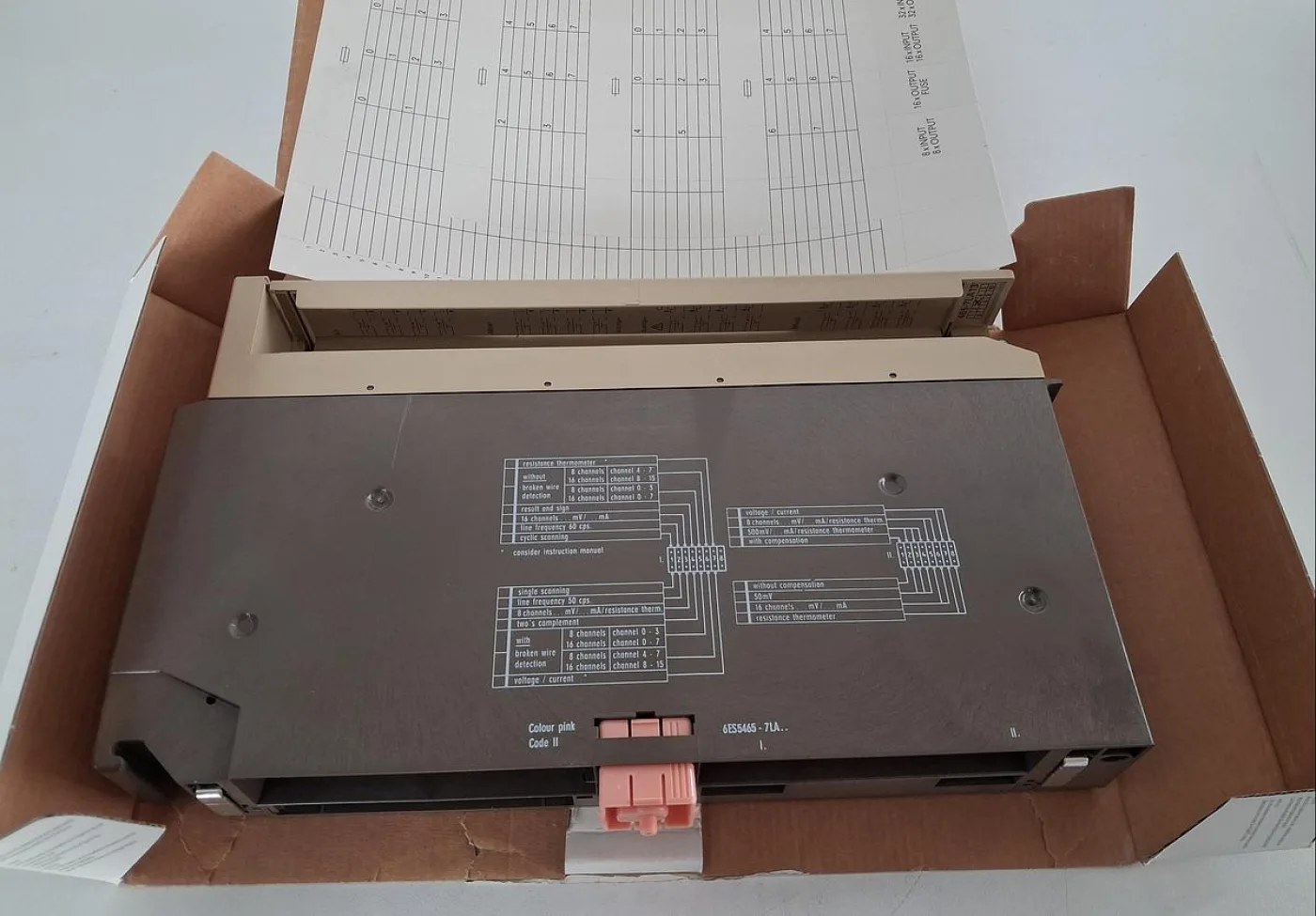 Siemens SIMATIC S5 6ES5 465-7LA13 Analog Input Module - 3
