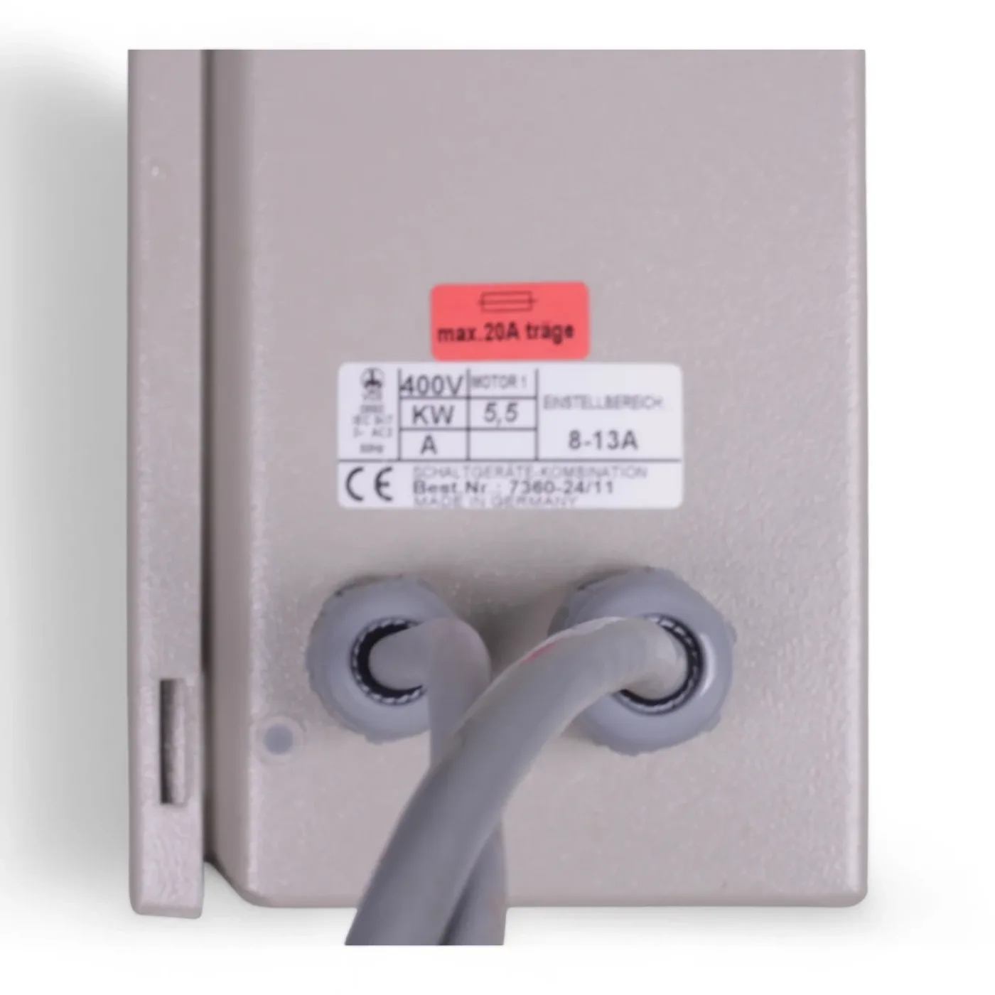Motorbremsgerät 5,5 KW Märkische Bremse Motorbremse MEI Tripus 7360-24/11 - 3