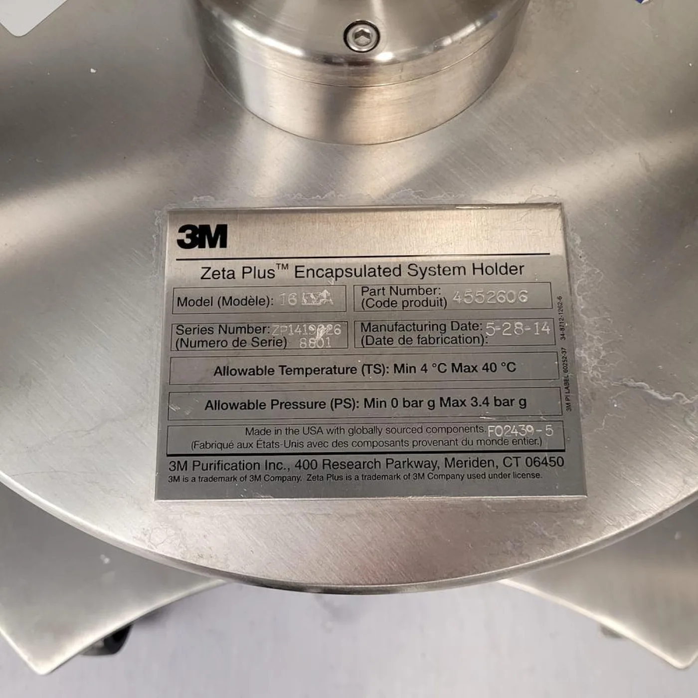 3M Zeta Plus 16EZA Encapsulated System Holder - 3