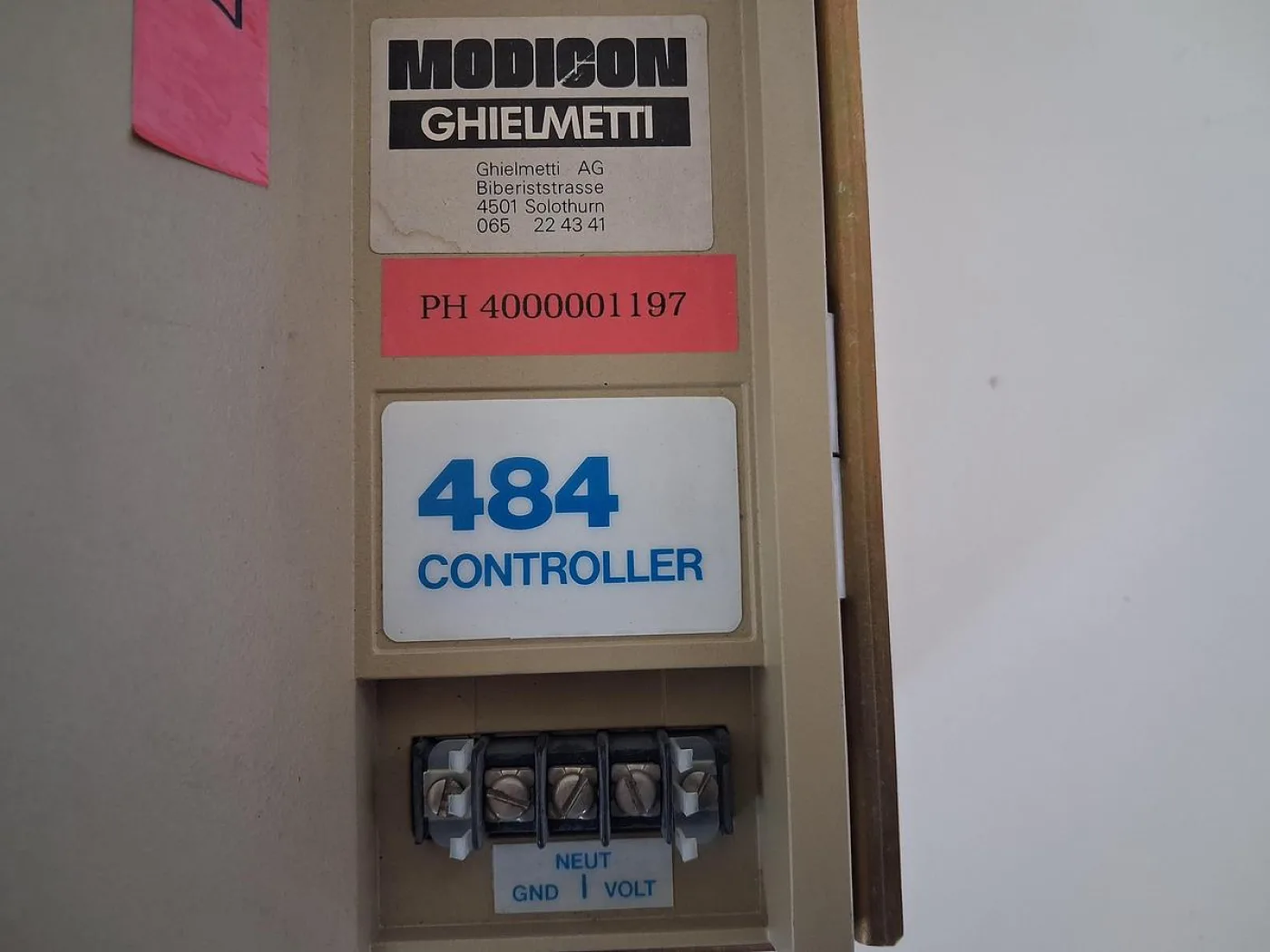 Modicon Ghiemetti 484 Controller PLC Steuerung - 3