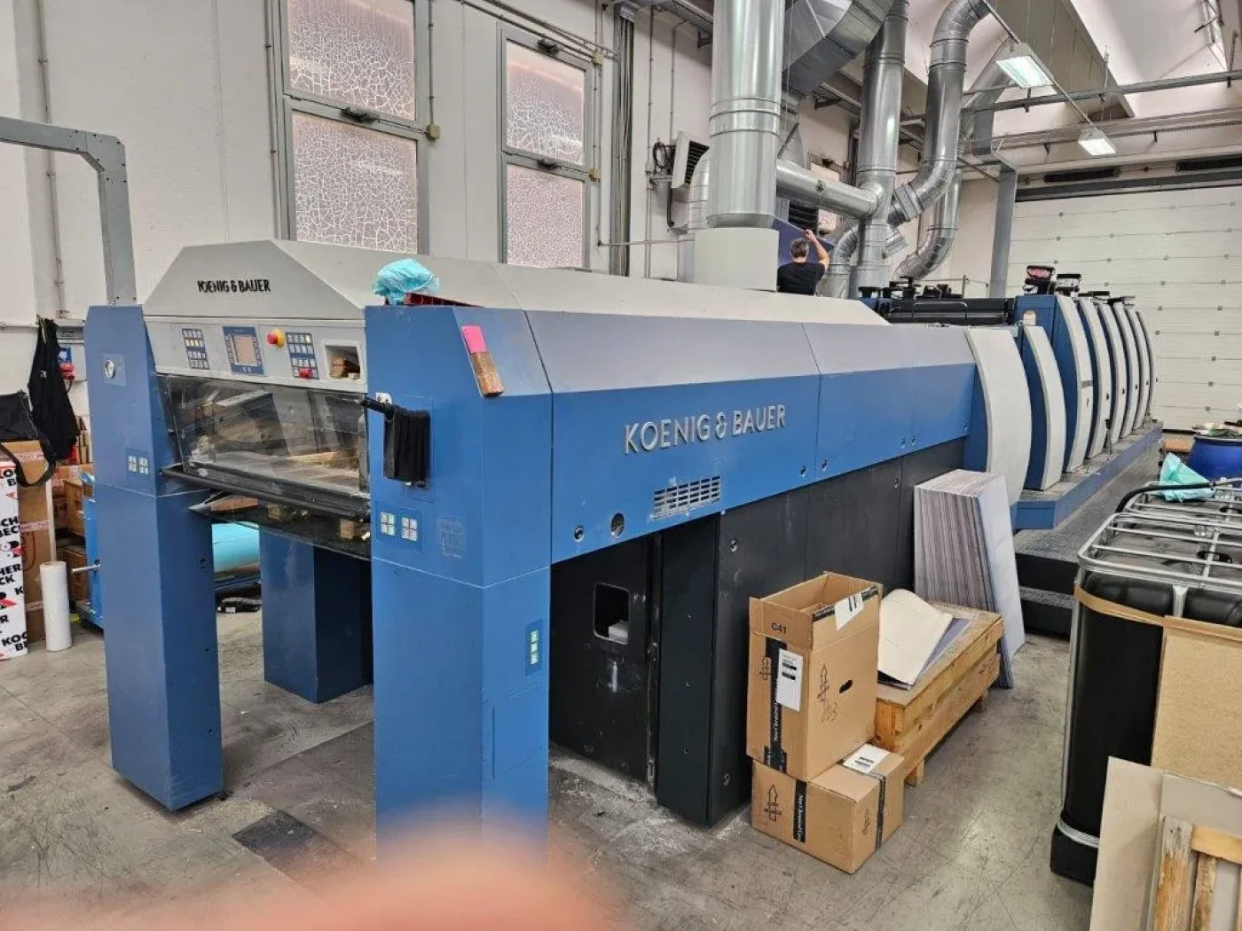 KBA Rapida 106-6+L ALV2 CX FAPC offset printing press - 3