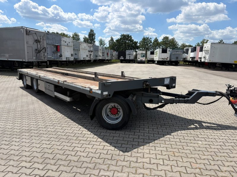 Vlastuin 30T Flatbed Anhänger + 80CM-High Container Racks, Excellent Zustand