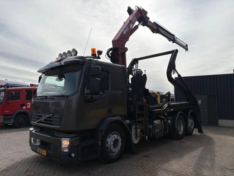 Volvo FE 330 + HMF 1680 + 6X2 + CONTAINER SYSTEM