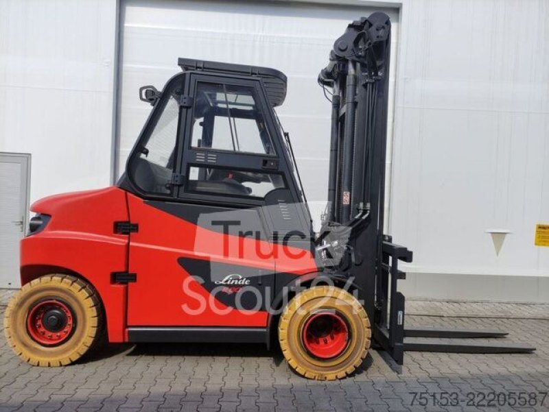 Linde E80KDD, UVV, Lack u. Reifen weiß NEU)