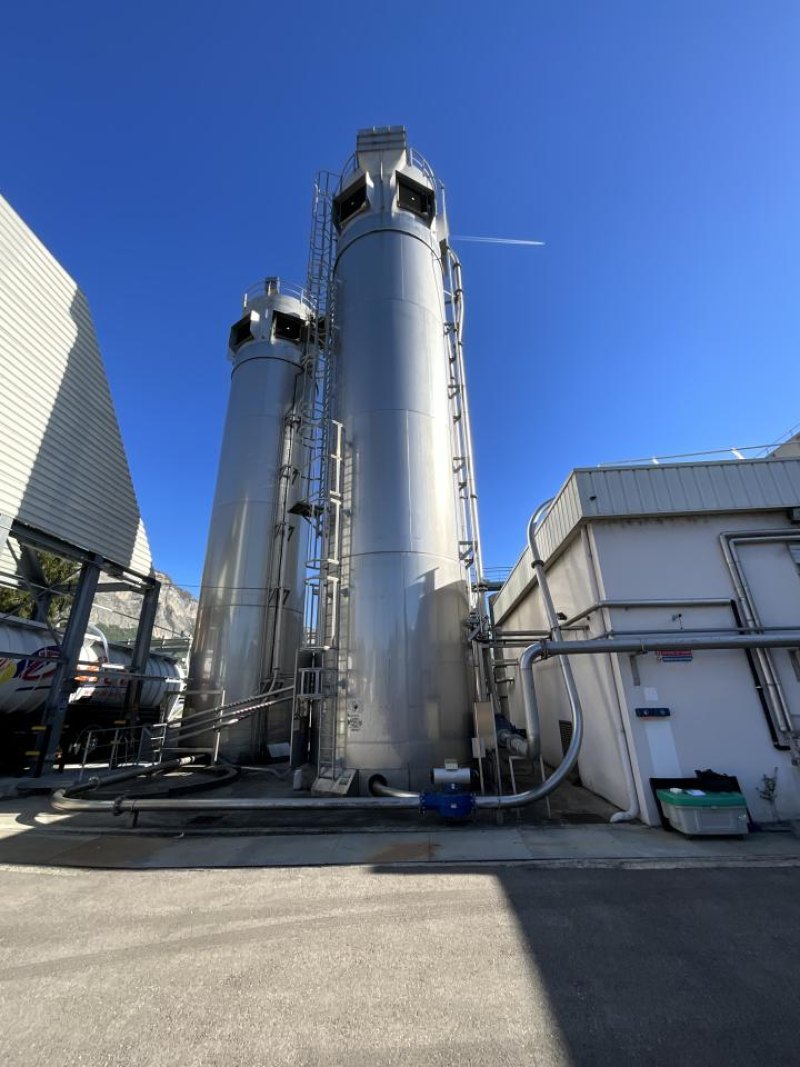 1997 Chalvignac Industries Chalvignac Industries 150 Ton Stainless Steel Sugar Crystal Silo - Silo 1