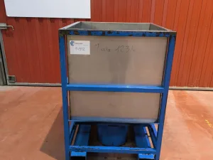STACKABLE SQUARE TANK STAINLESS STEEL 485 LITERS
