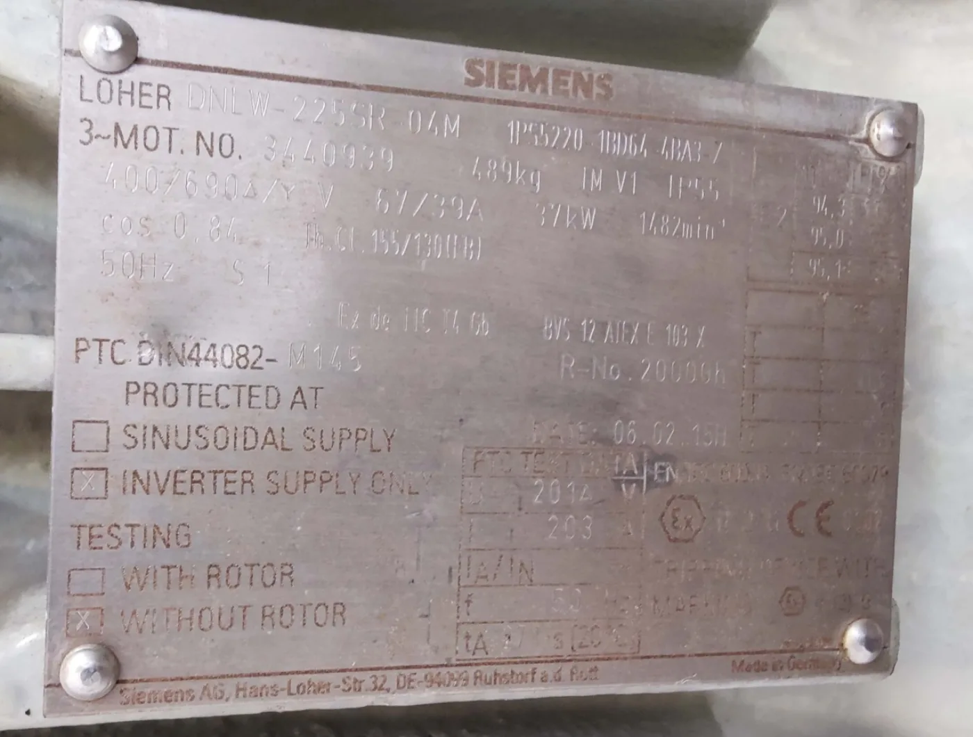 Krauss Maffei DZU 125/2,5 - Arbeitskorb centrifuge - 6
