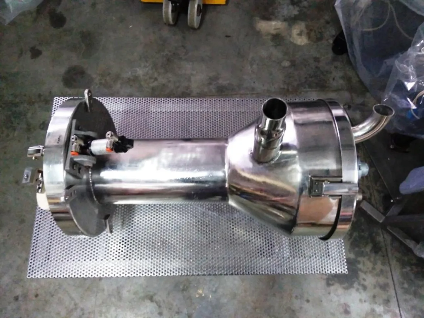 TRAMOGGIA DI ASPIRAZIONE IN ACCIAIO INOX - 1