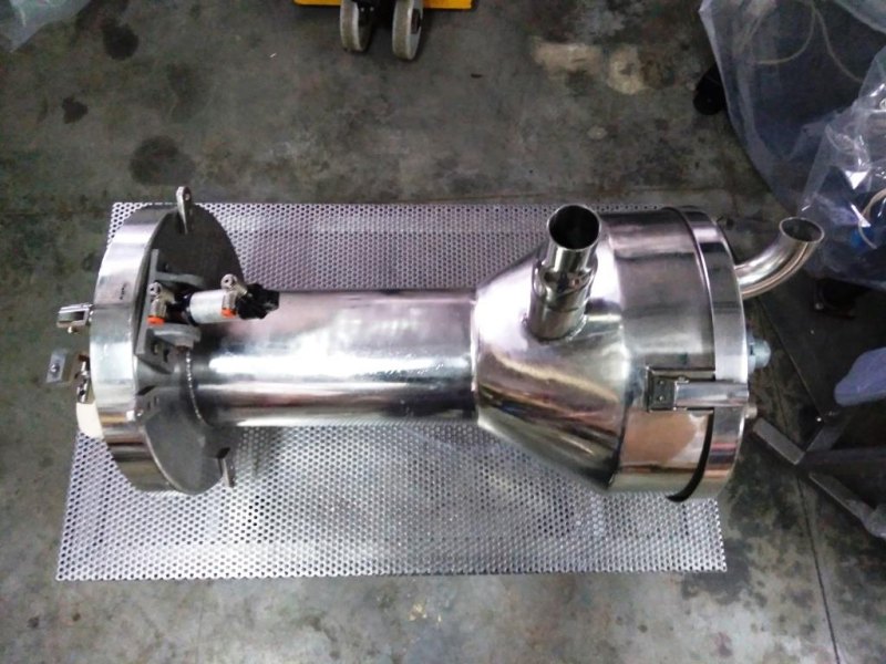 TRAMOGGIA DI ASPIRAZIONE IN ACCIAIO INOX