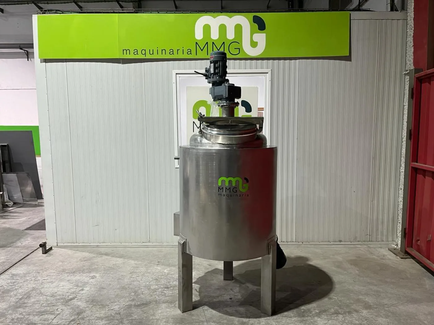 Depósito reactor 250 litros con emulsor y resistencias eléctricas - 1