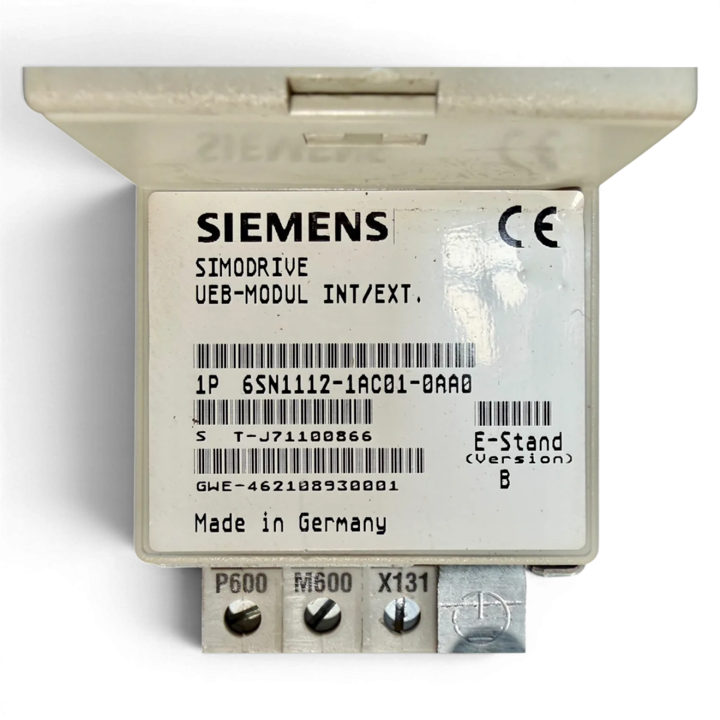SIEMENS SIMODRIVE UEB-Modul INT/EXT Art.-Nr. 6SN1112-1AC01-0AA0 passend z. B. für IMA 610 V - 3