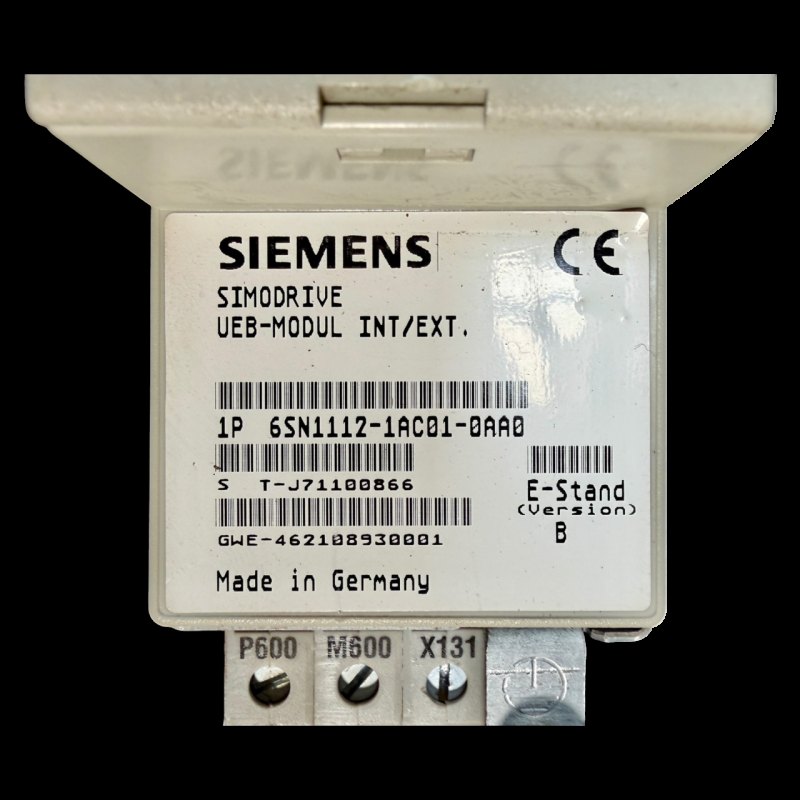 SIEMENS SIMODRIVE UEB-Modul INT/EXT Art.-Nr. 6SN1112-1AC01-0AA0 passend z. B. für IMA 610 V