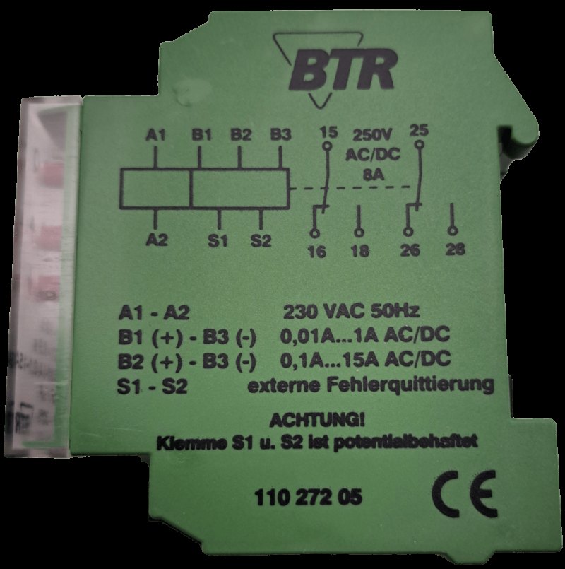 BTR EIW-C18 Strommeßrelais
