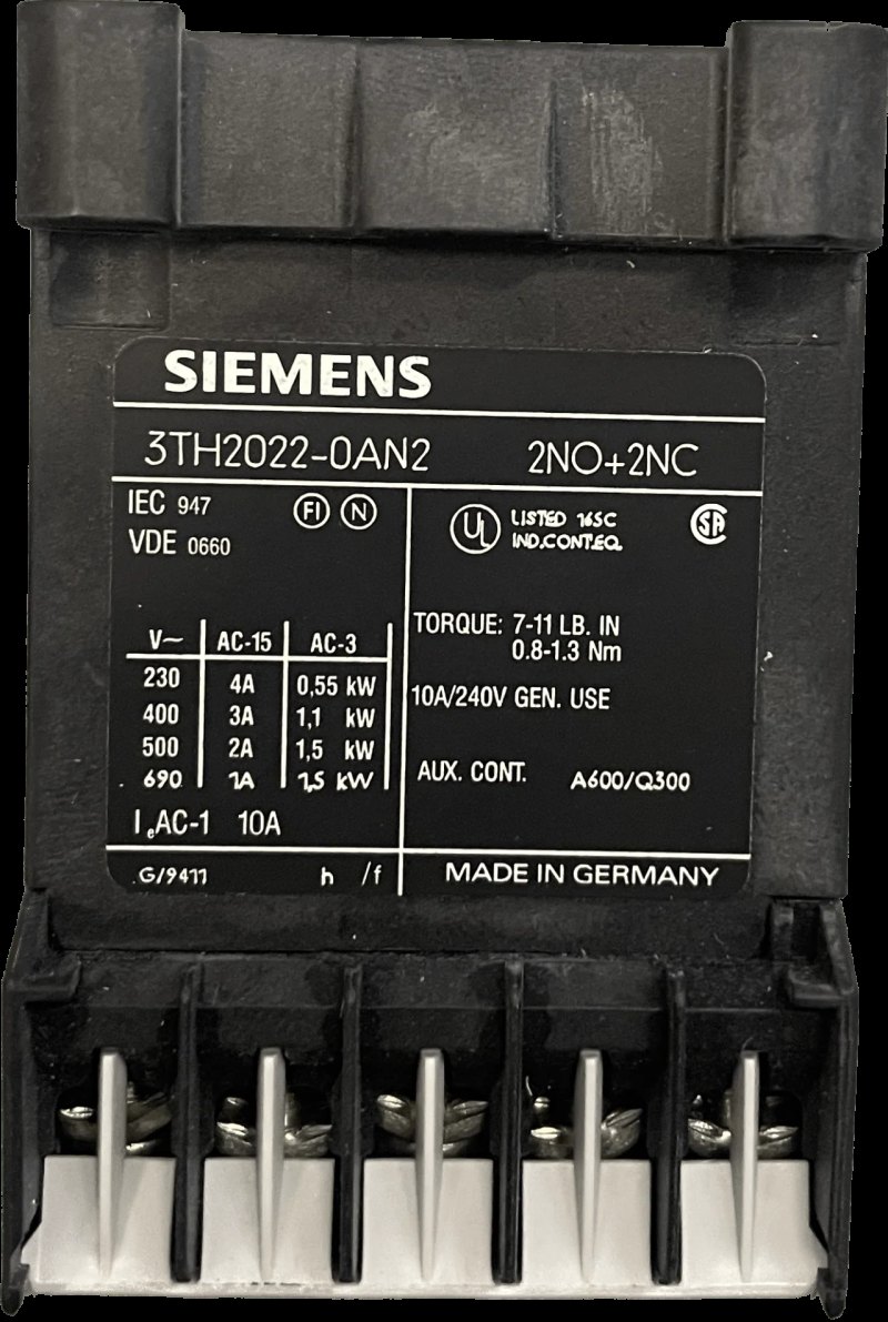 Siemens Hilfsschütz 3TH2022-0AN2