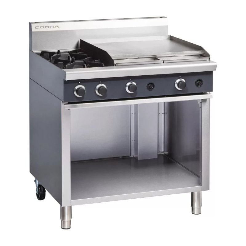 Blue Seal Cobra Freestanding LPG Hob with Griddle C9B - islandcatering