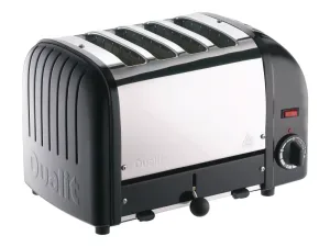 Dualit 4 Slice Vario Toaster Black 40344 - islandcatering