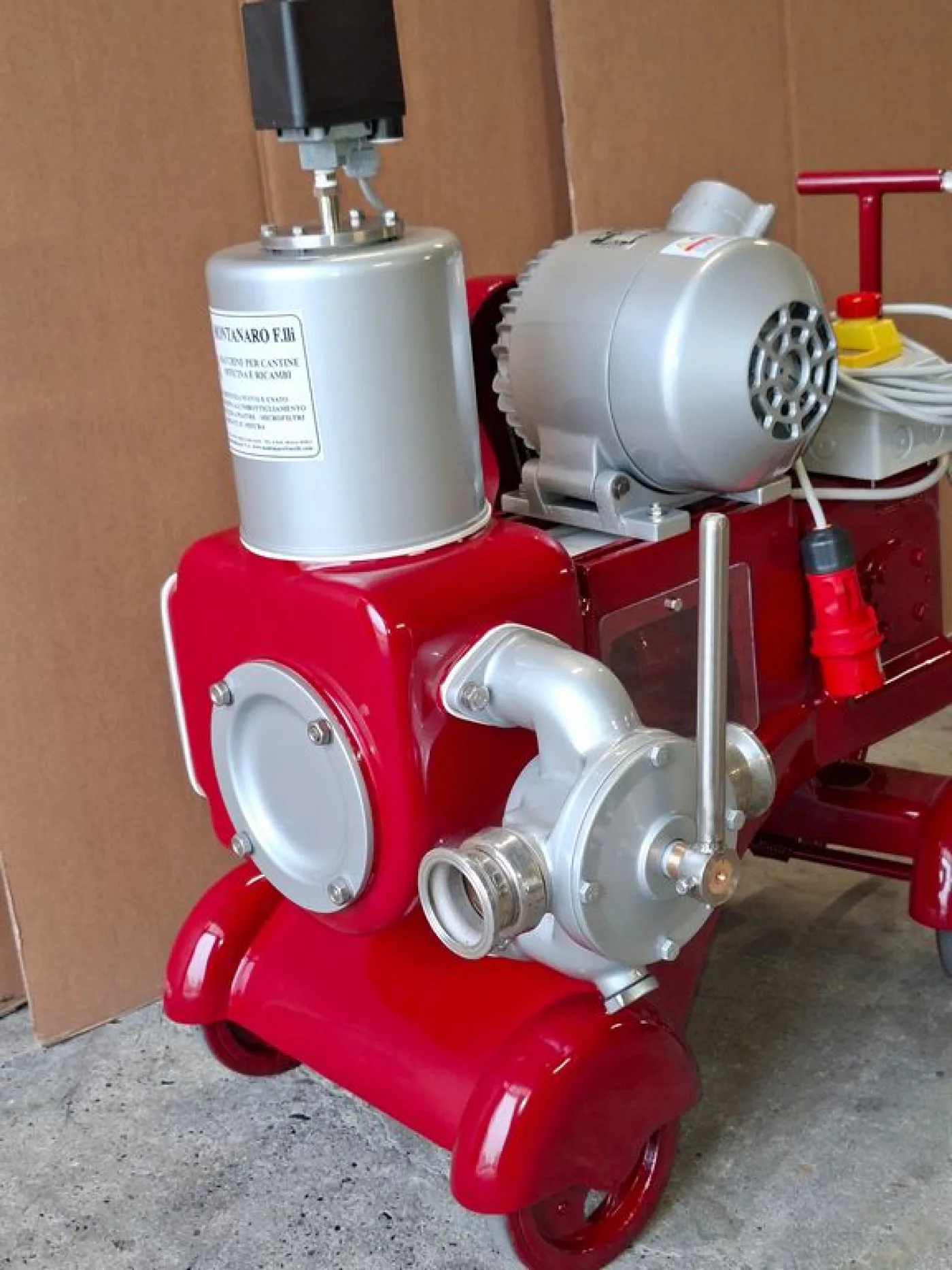 MANZINI PISTON PUMP MOD.120HL, BRONZE PUMP BODY SINGLE CYLINDER, SECOND HAND MACHINE - 3