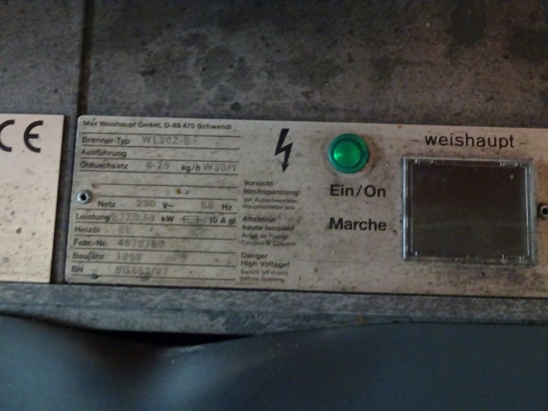 BOILER HOVAL SR PLUS 250KW LOW PRESSURE, USED EQUIPMENT