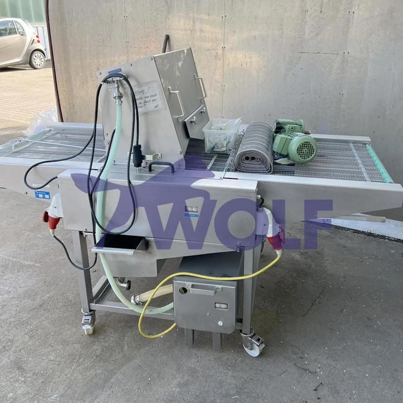 Disc-Coater RADEMAKER - Modell GS mit ca. 620 mm Gitterband. - 3
