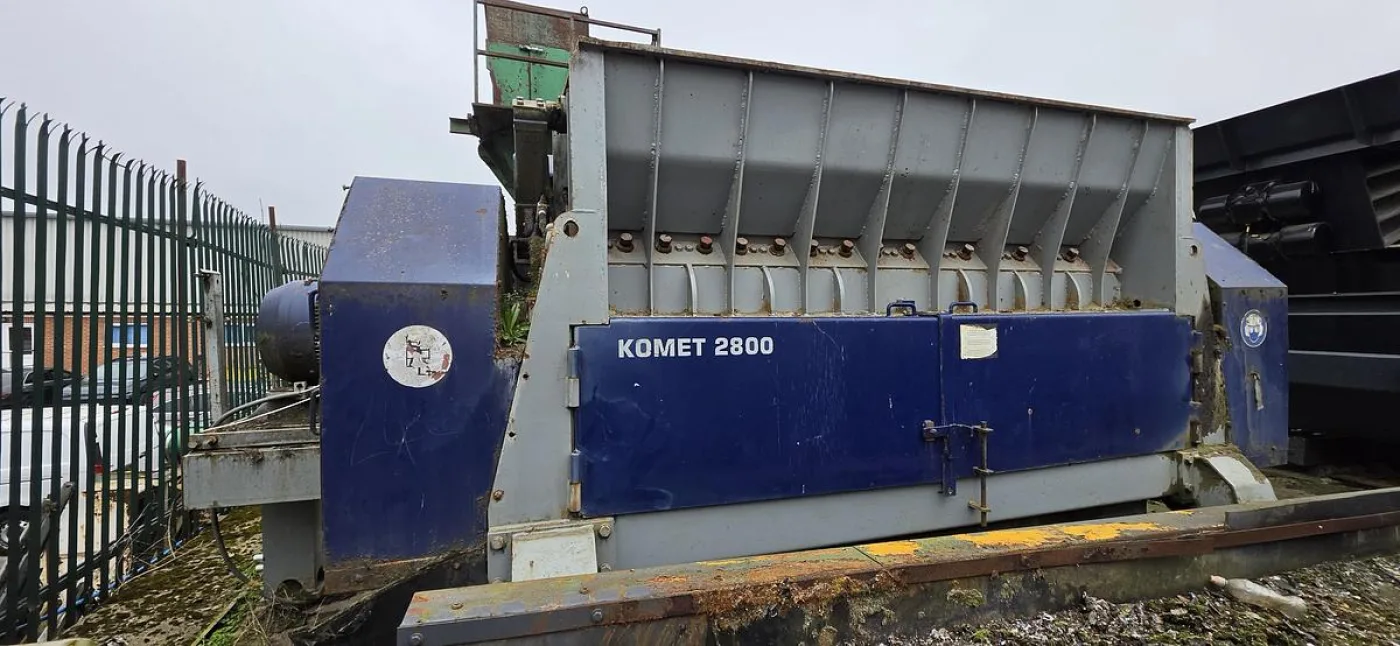 2005 Lindner Komet 2800 Single-Shaft Slow-Speed Shredder - 7