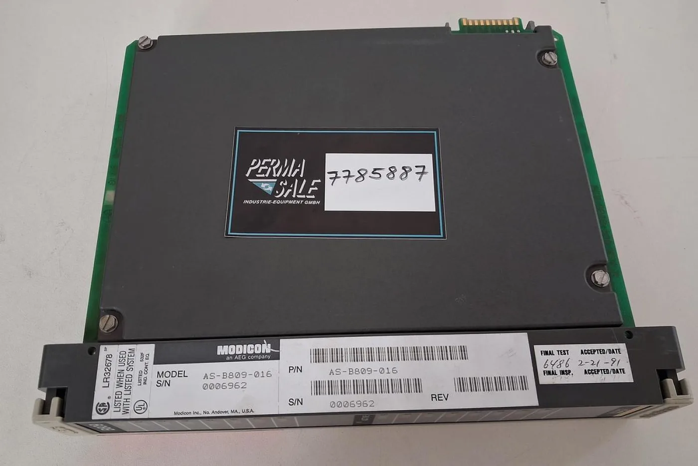 Modicon AS-B809-016 115 VAC Output Module - 3