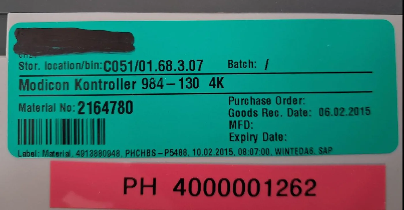 AEG Modicon PC-A984-130 PLC Controller - 6