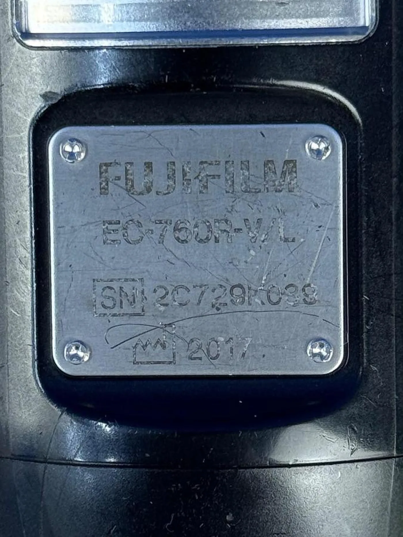Fujinon Scope Model EC-760R-V/L YOM: 2017 - 6