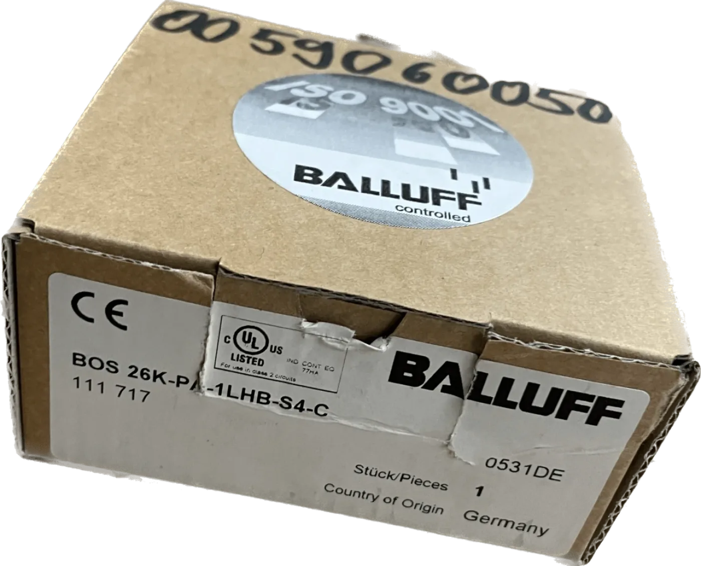 BALLUFF Lichttaster mit Hintergrundausblendung BOS 26K-PA-1LHB-S4-C - 1