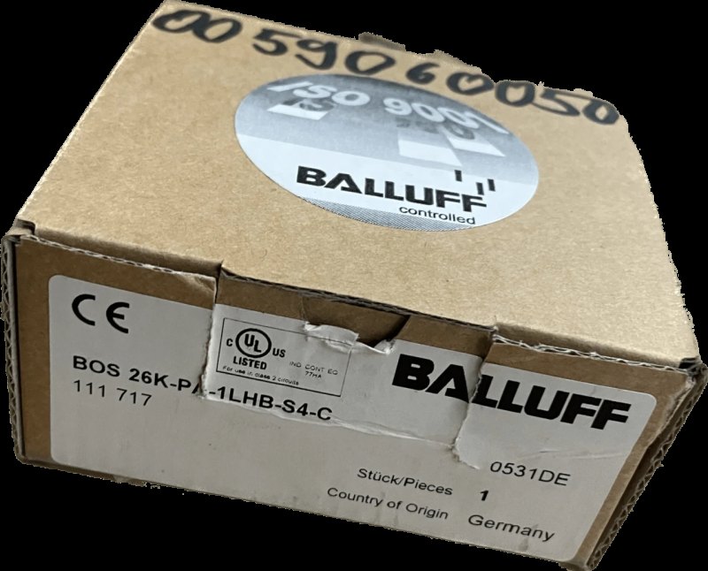 BALLUFF Lichttaster mit Hintergrundausblendung BOS 26K-PA-1LHB-S4-C