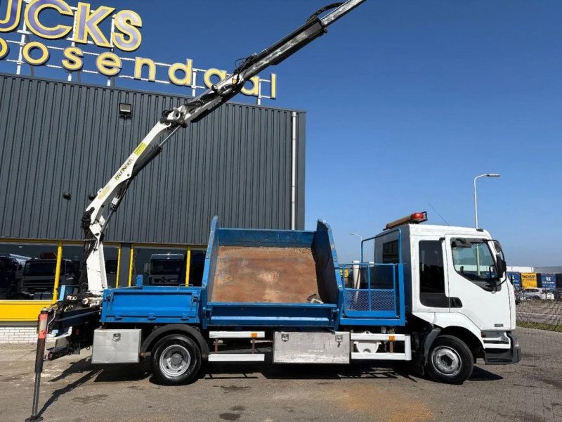 Renault Midlum 220 + PALFINGER PK 6001 + tipper + remote + manual