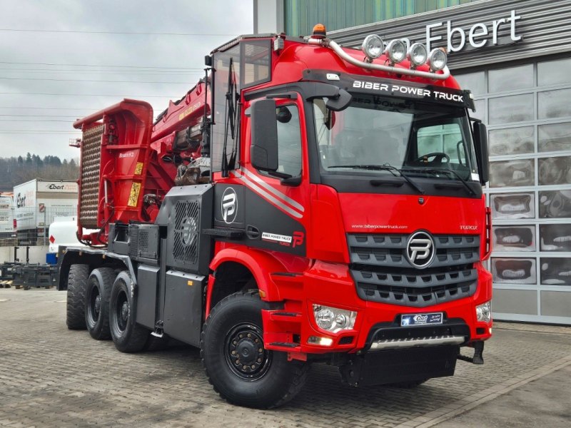 Mercedes Benz TUROX 8x8 Eschlböck Biber 92 Holzhacker / 1.512h