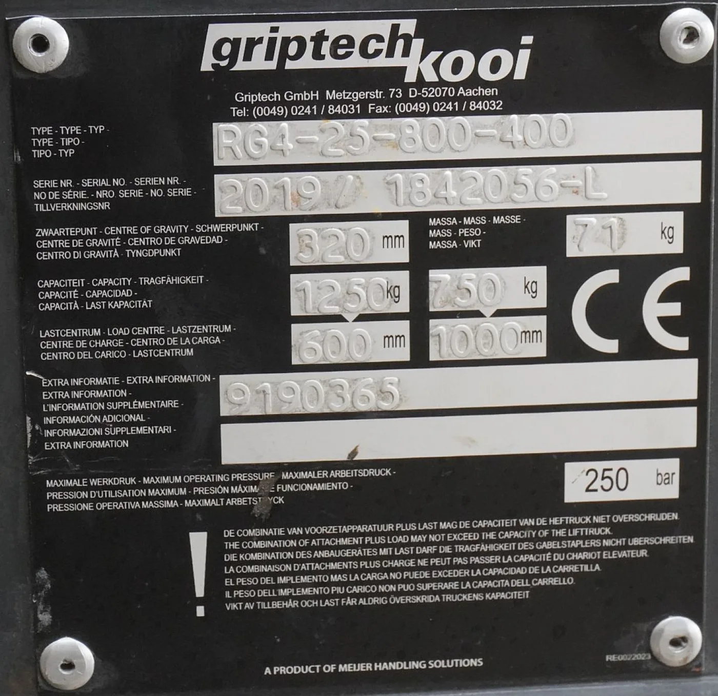 Teleskopgabel Griptech Griptech RG 4 25 800/400 (2019) - 4