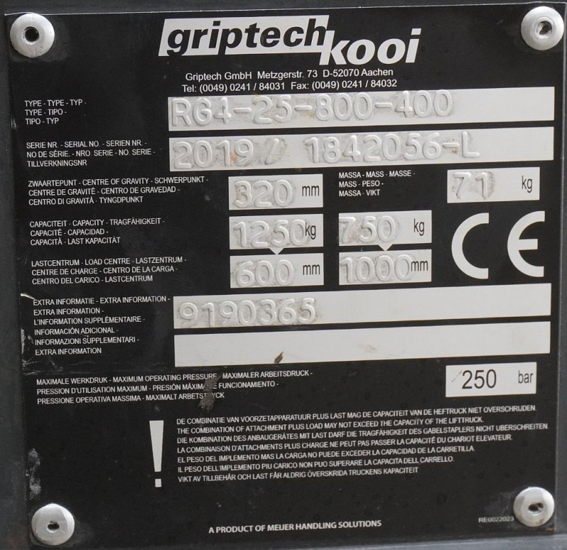Teleskopgabel Griptech Griptech RG 4 25 800/400 (2019)