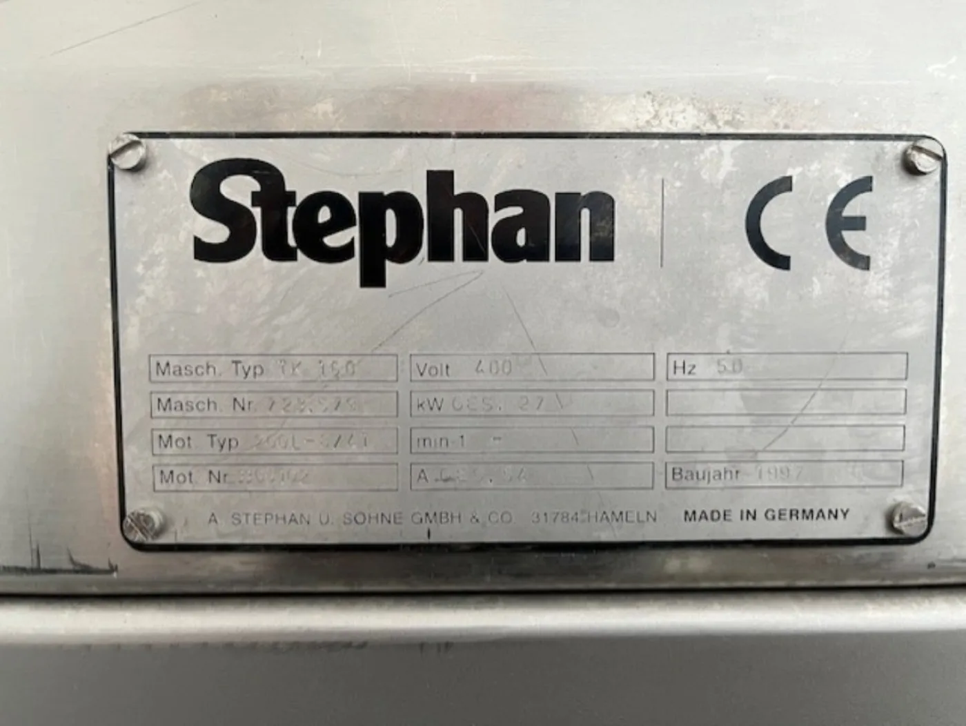 Stephan TK 160 - Cutter - 1